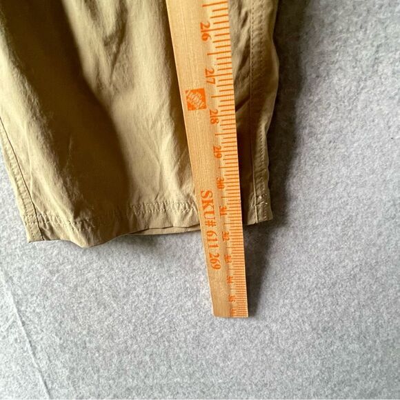 Womens L.L. Bean Performance Capri Pants Tan Khaki PFG sz. 14 #PP - Picture 11 of 11